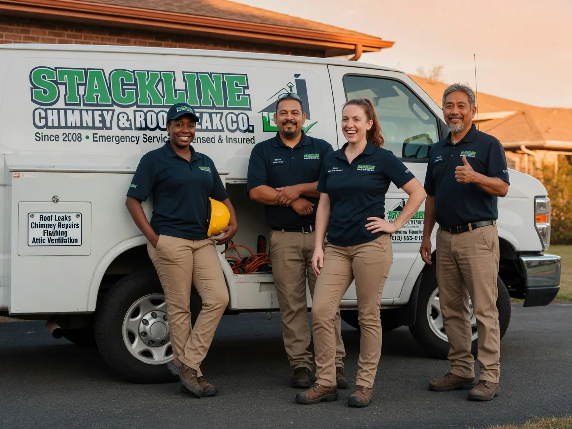 Chimney flashing repair company in Blue Creek, OH